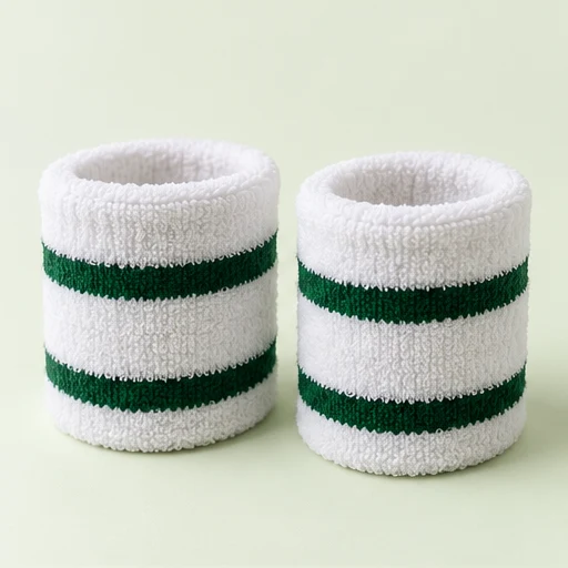 Terry wristband pair
